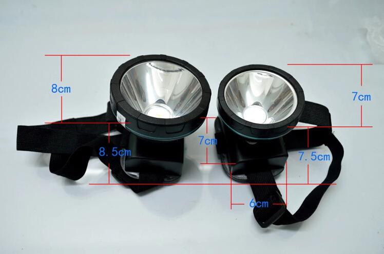 5W plastic Lithium battery headlamp LED waterproof lamp UD09011